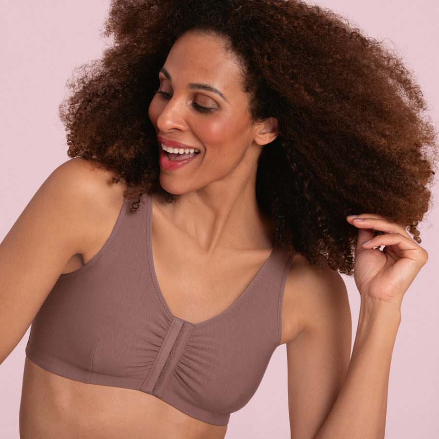 Brassière post-opératoire Hazel Rose framboise