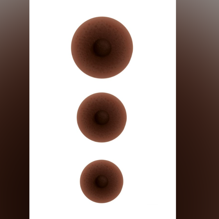 Mamelons adhérents couleur Ebony