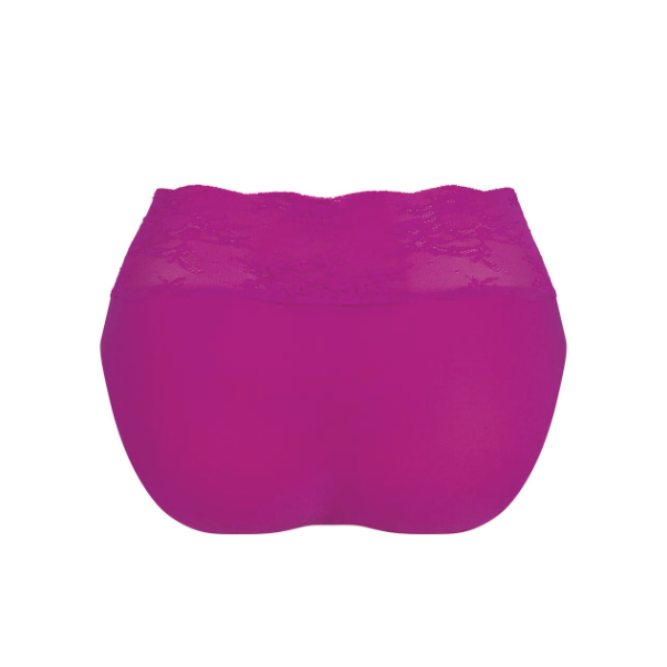 Culotte haute Essential lace Candy pink