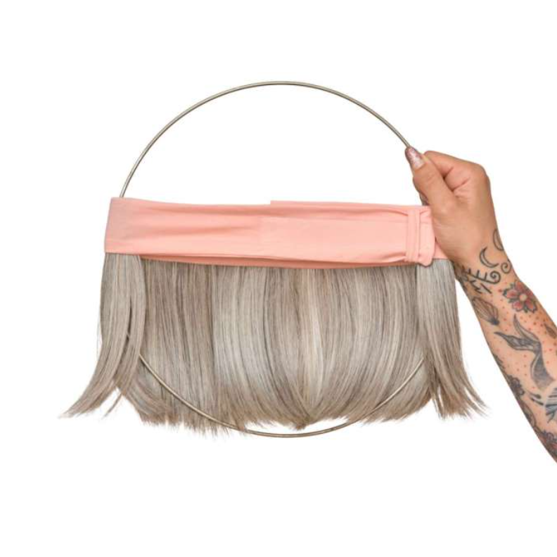 Couronne de cheveux coupe carrée - Sophie