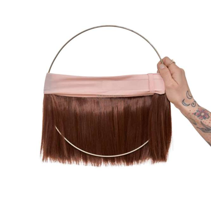 Couronne de cheveux coupe carré - Caroline