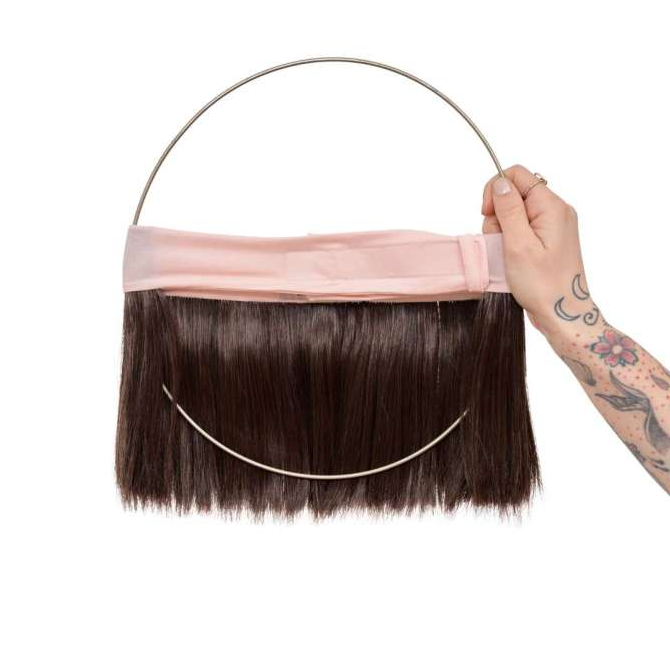 Couronne de cheveux coupe carré - Salma