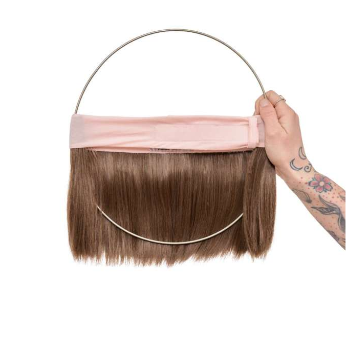 Couronne de cheveux coupe carré - Chloé