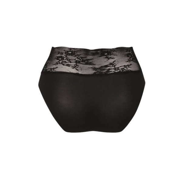 Culotte haute Essential lace Noir