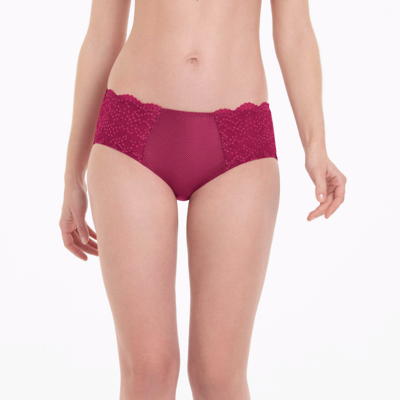 Culotte taille haute Orely Cherry