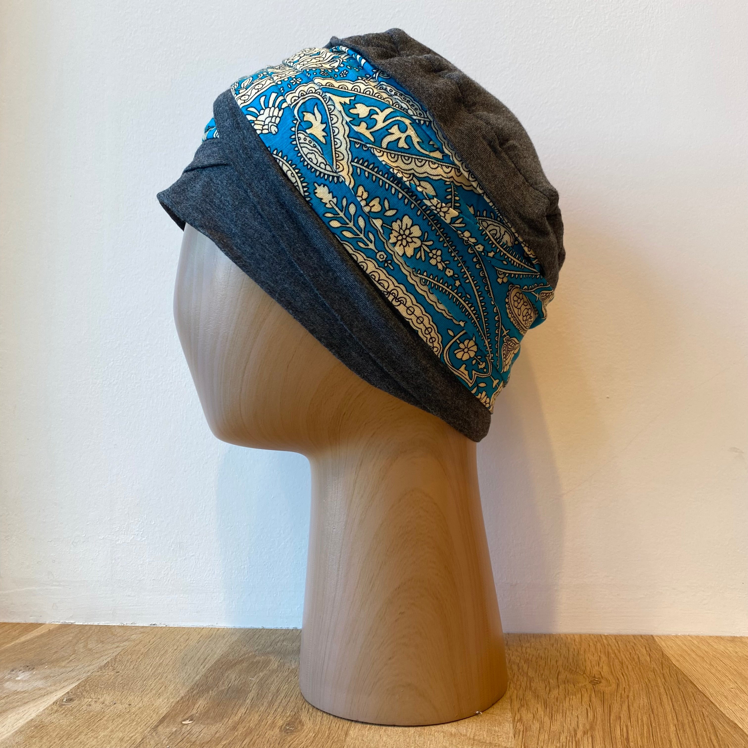 Turban Doris en bambou - Céleste