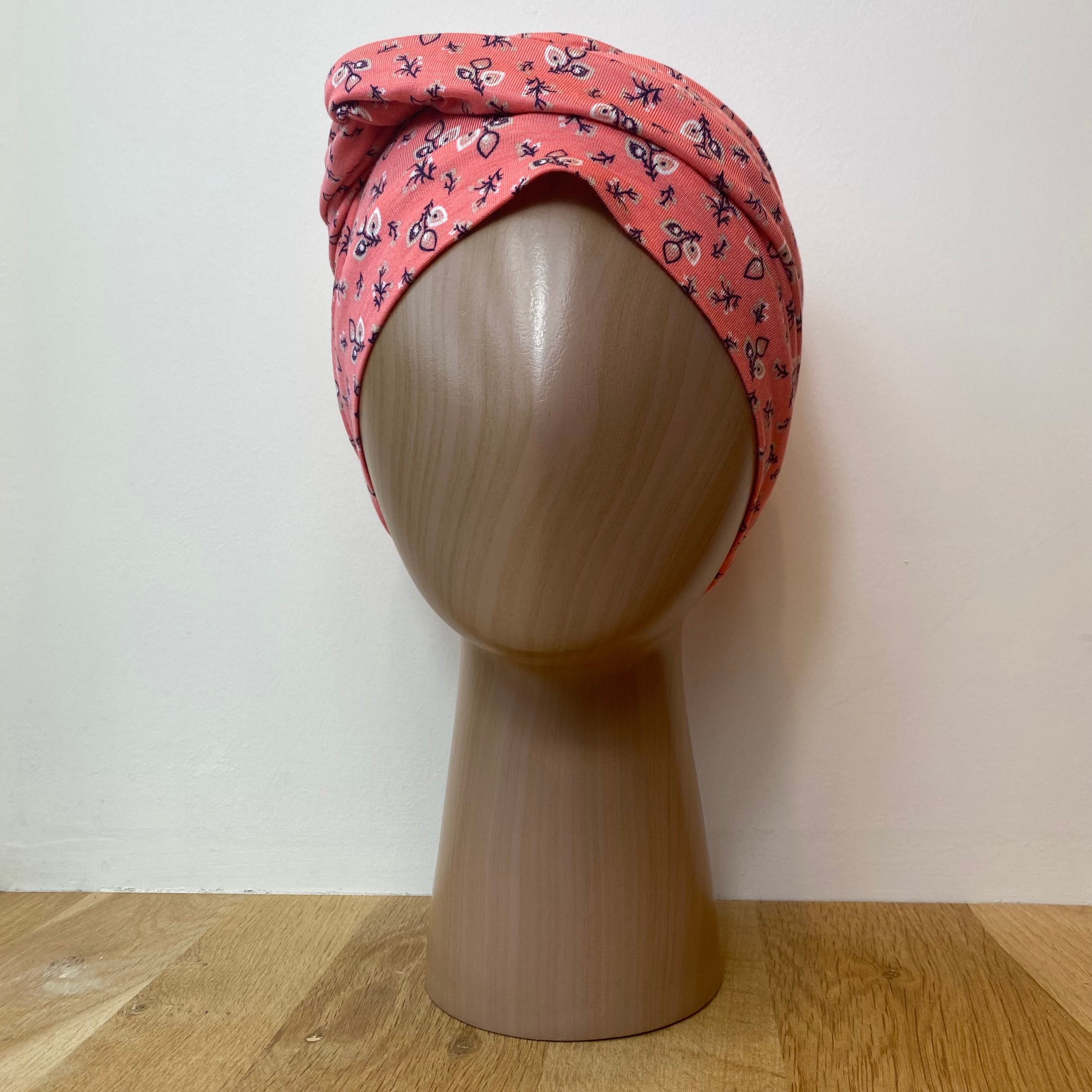 Turban Adele en bambou - Pêche