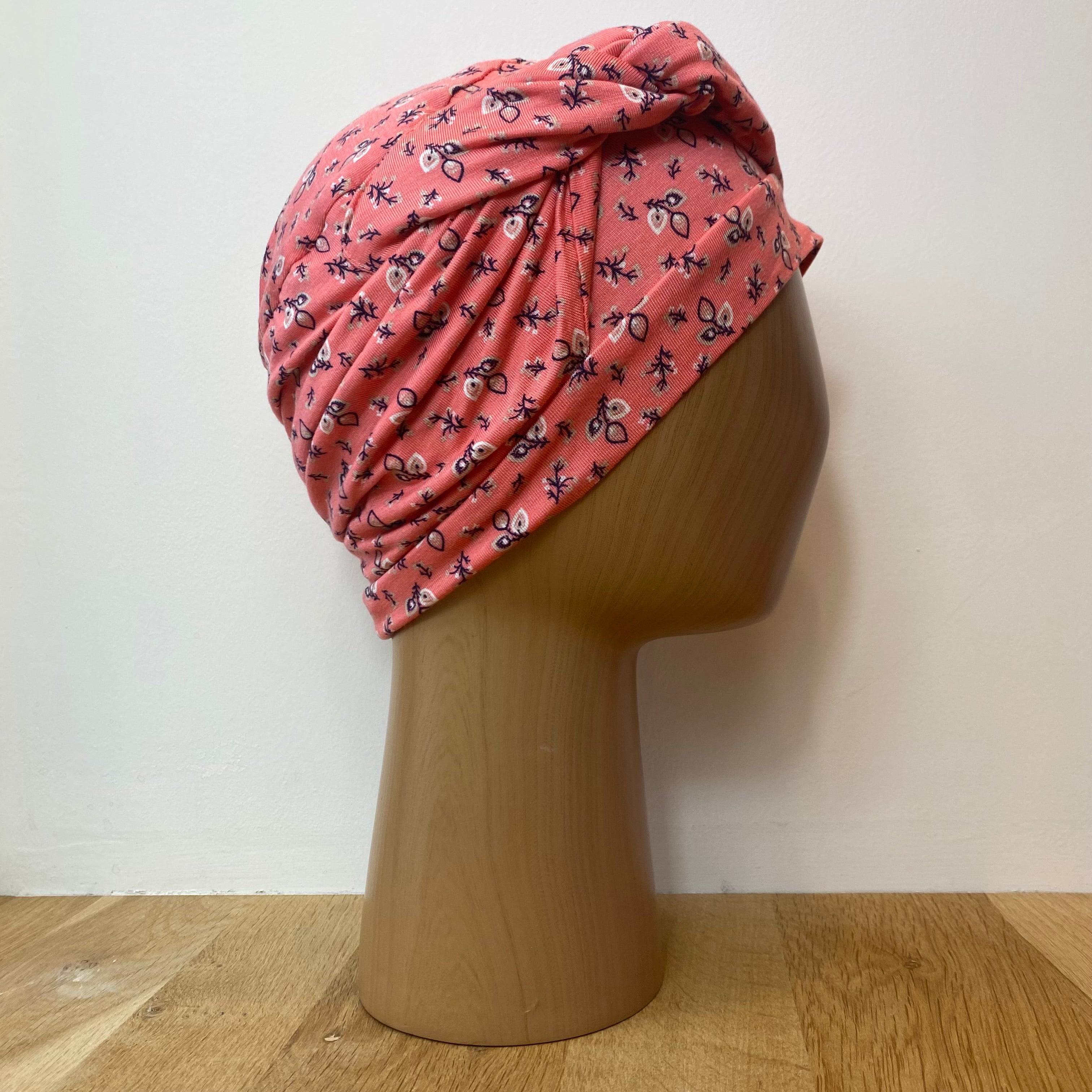 Turban Adele en bambou - Pêche