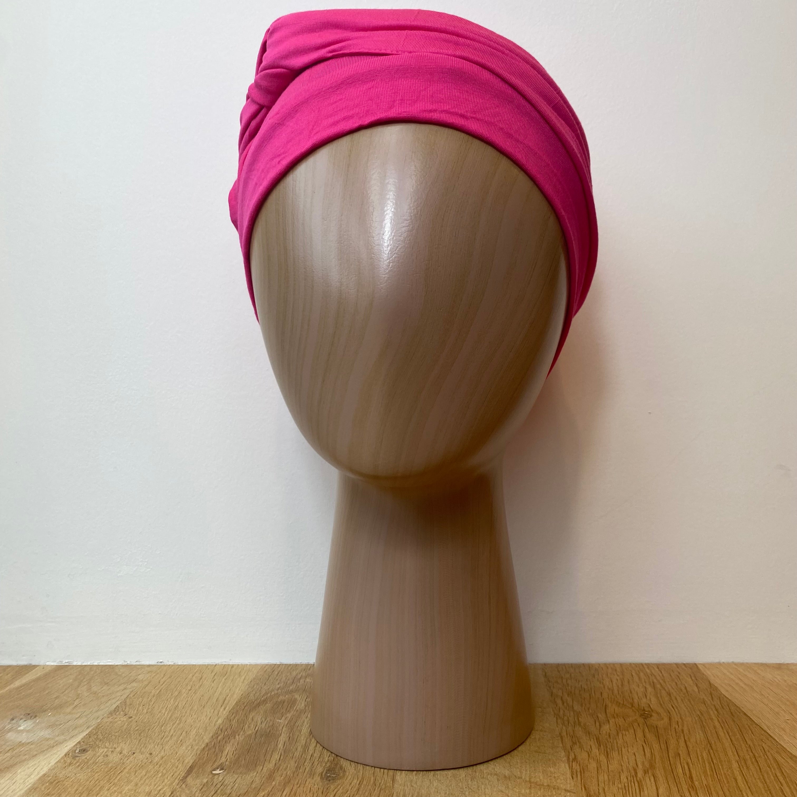 Turban en bambou Adele - Fuschia