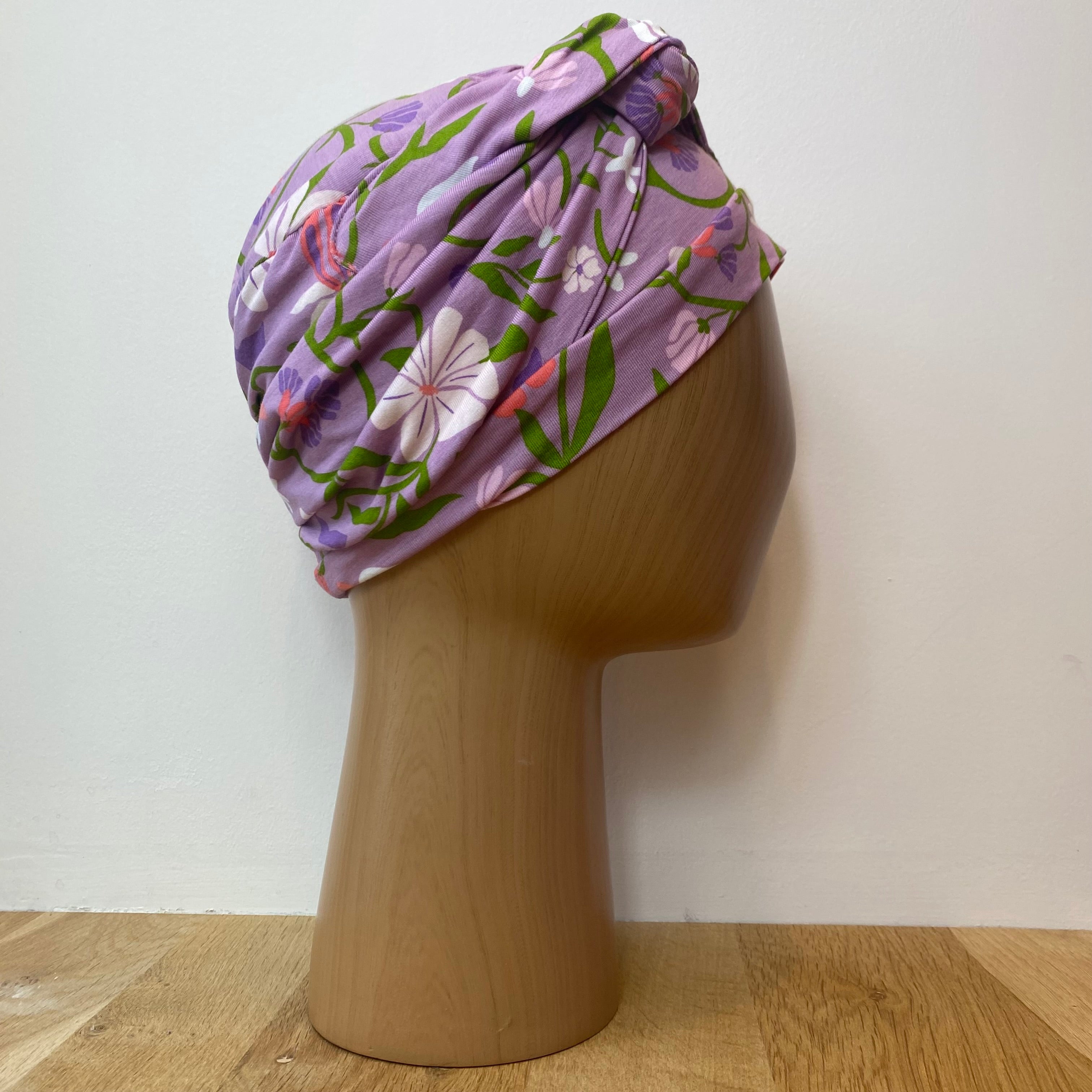 Turban Adele en bambou - Guimauve