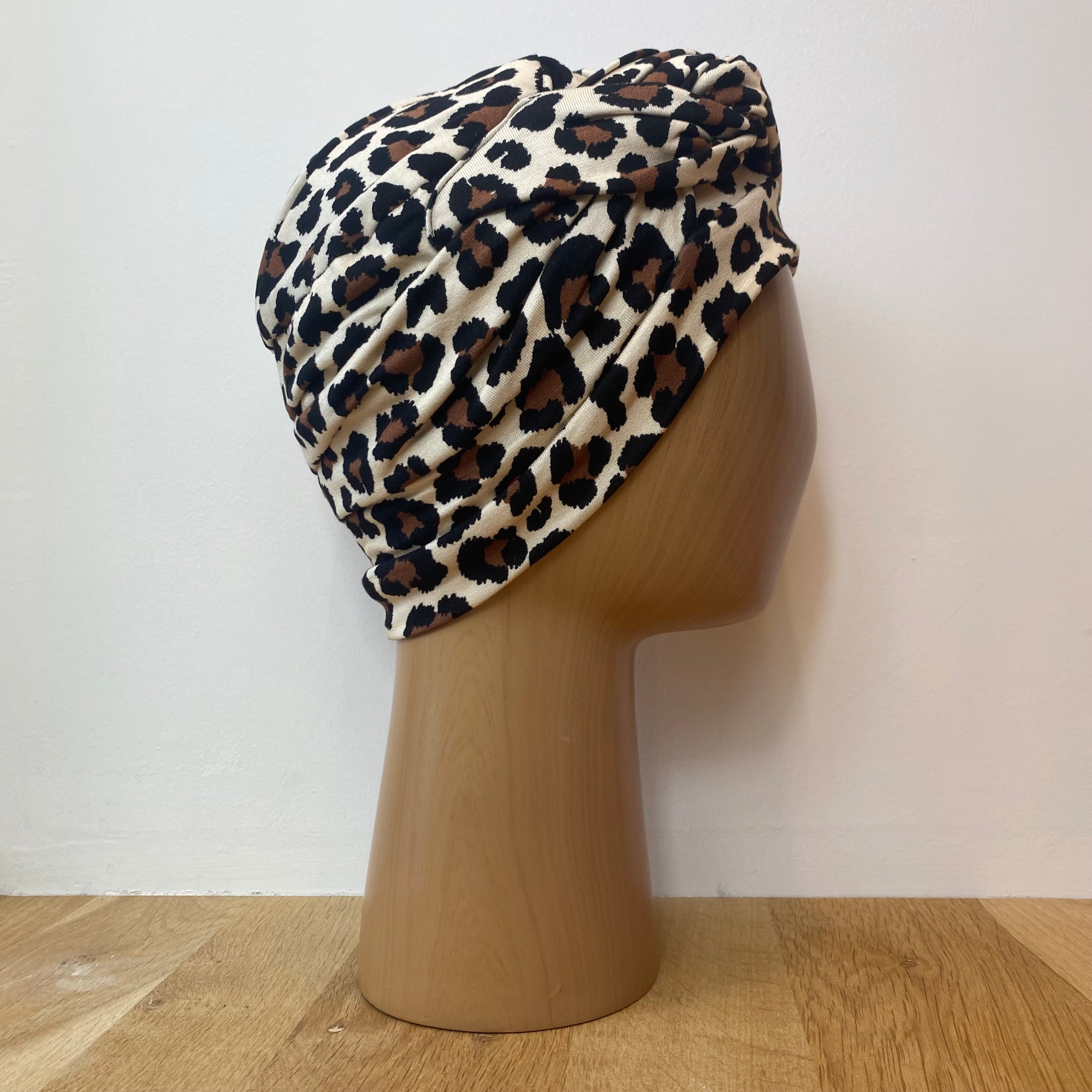 Turban Adele en bambou - Panthère