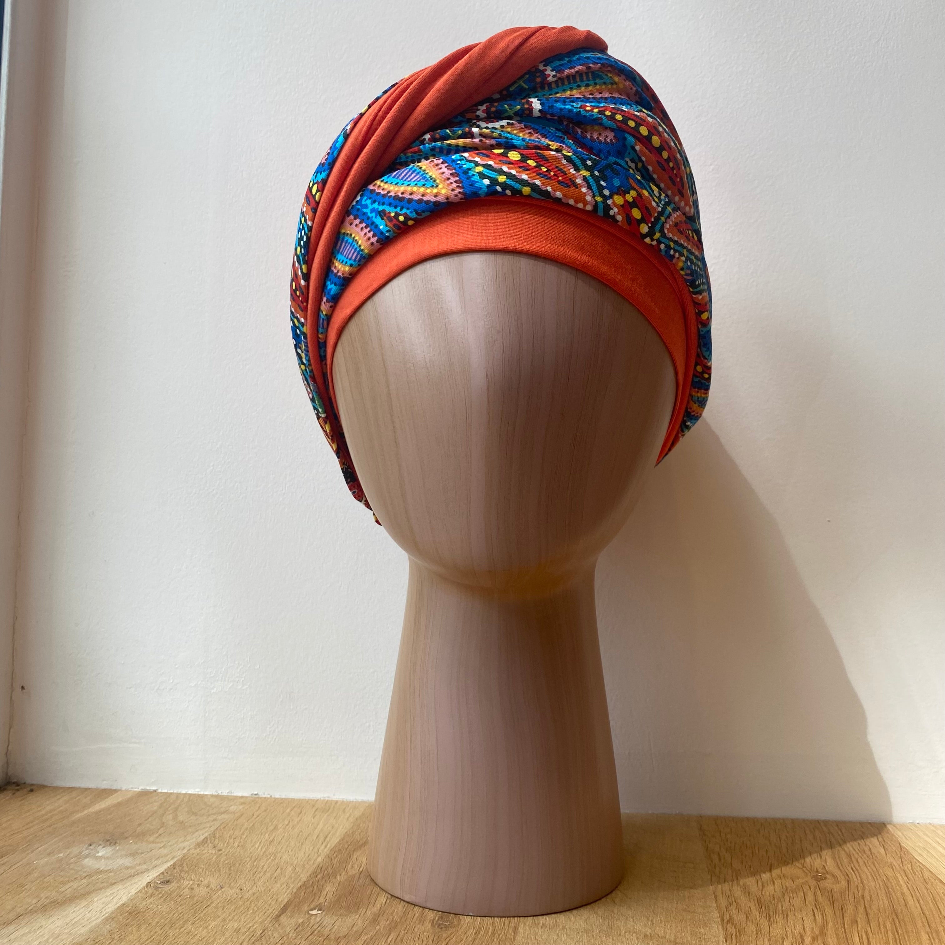 Turban Nadia en bambou - Soleil