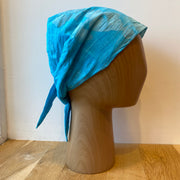 Bandana Misu Turquoise Leaves