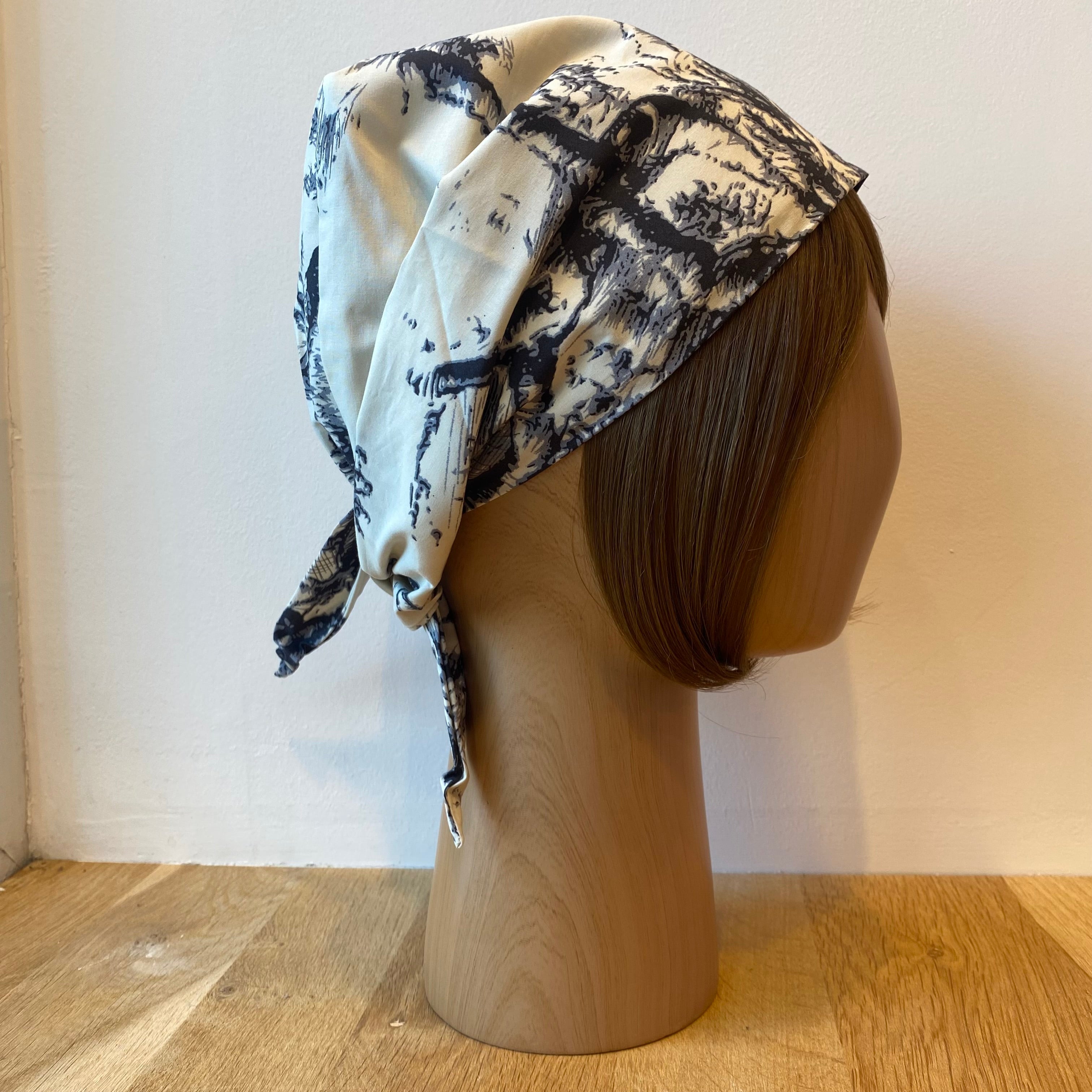 Bandana Misu Cream Grey
