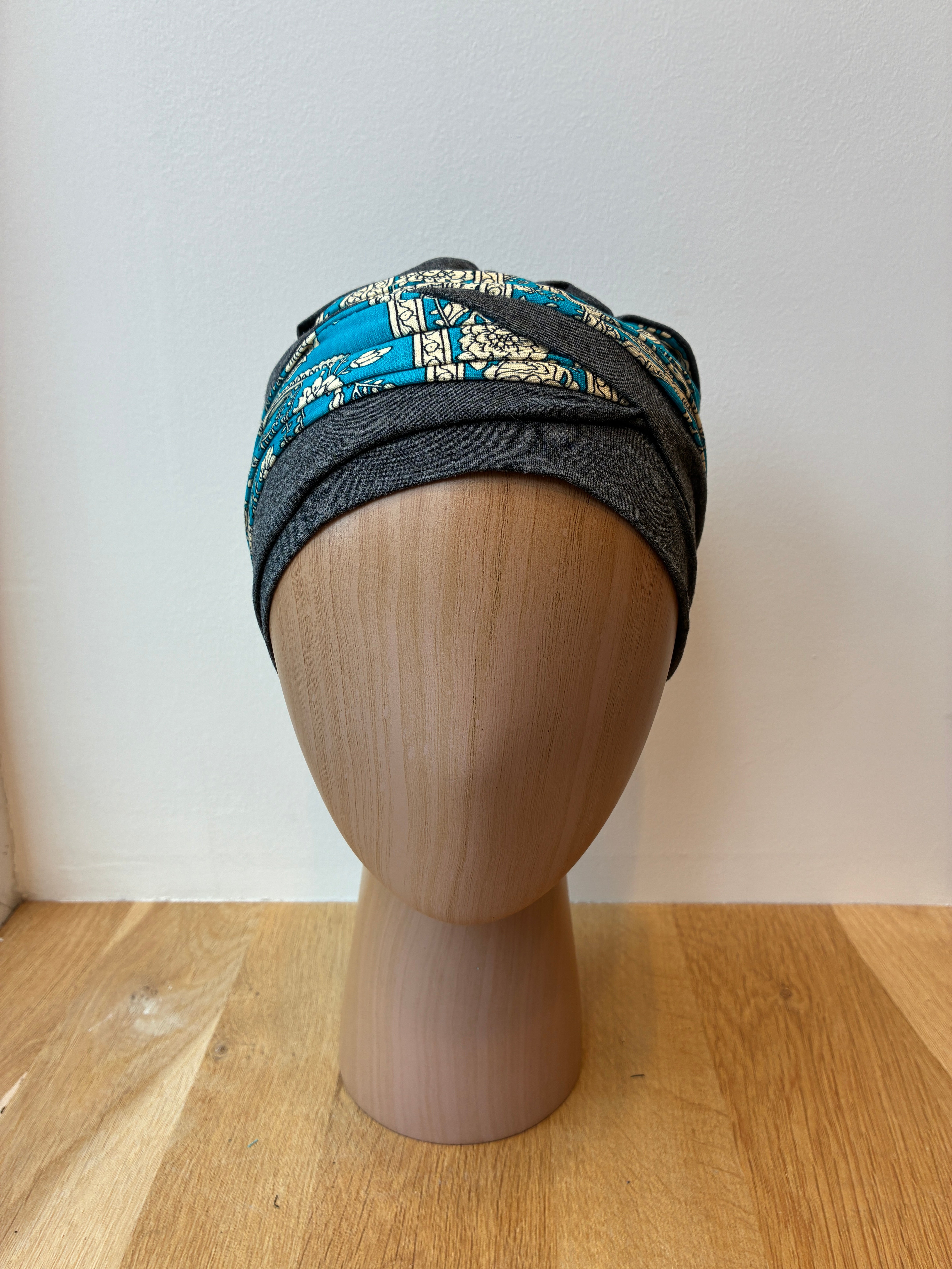 Turban Doris en bambou - Céleste