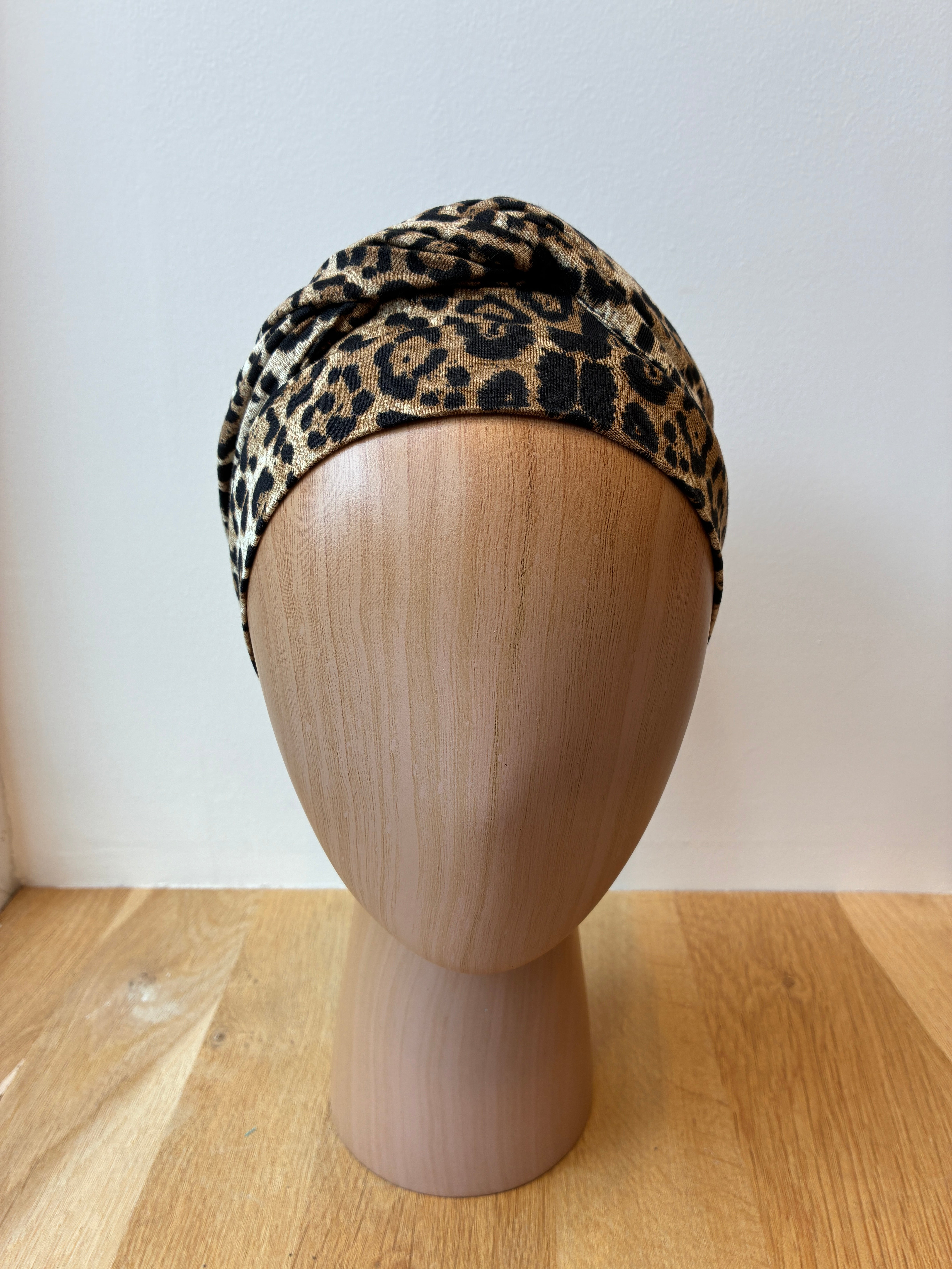 Turban Adele en bambou - Panthère