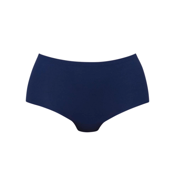Culotte haute sans couture Marine