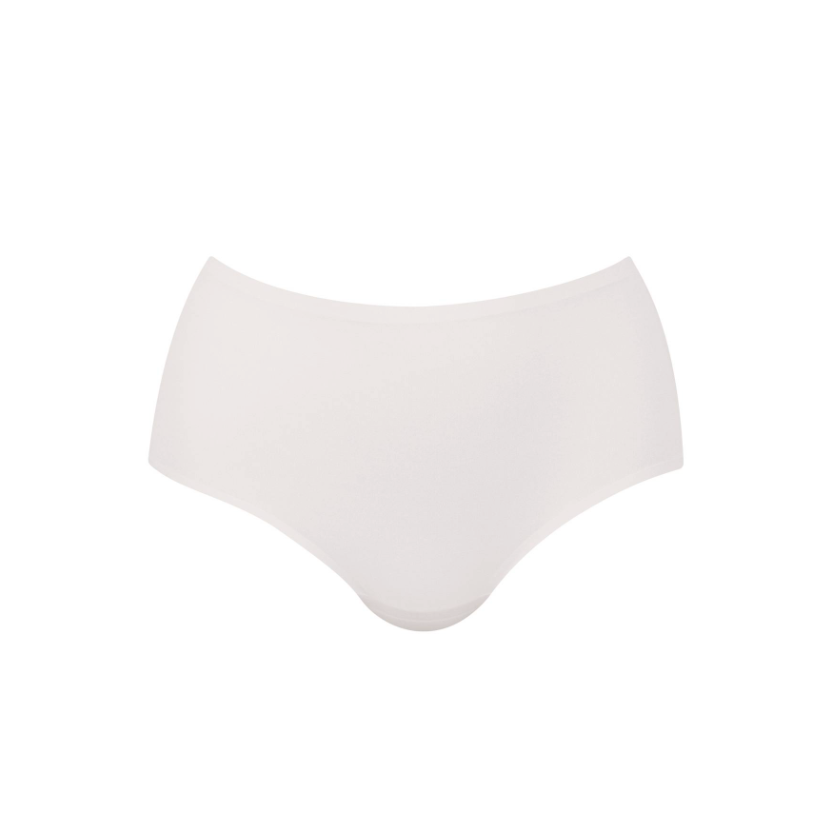 Culotte haute sans couture Blanc